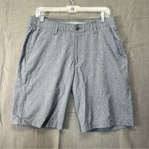 Under Armour Heat Gear Men's Shorts 34 loose fit Heathered Gray Performance Golf